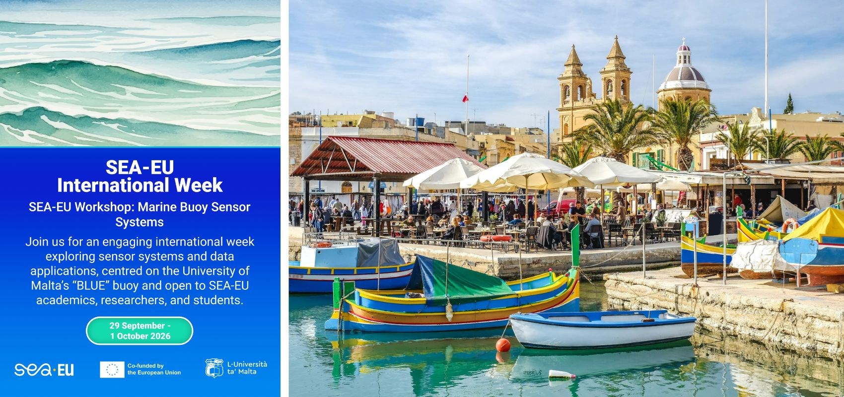 Join the SEA-EU International Week on Ocean Observation and Environmental Monitoring in Malta!